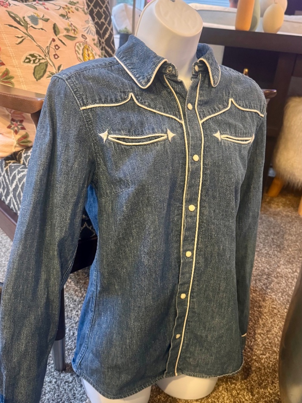 The Ace Long Sleeve Western Shirt in Westworld by BOYISH by her